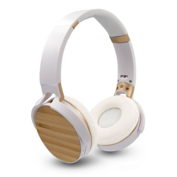 Składane bezprzewodowe słuchawki nauszne, bambusowe elementy | Hollie