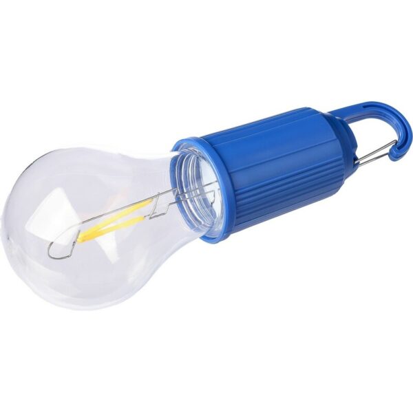 Wisząca lampka 'żarówka', karabińczyk