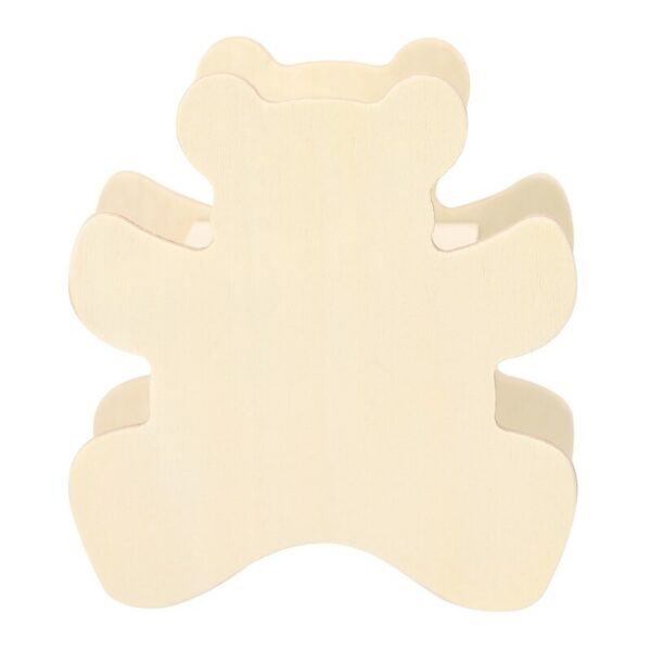 Drewniana skarbonka 'zwierzątko' do kolorowania, kredki