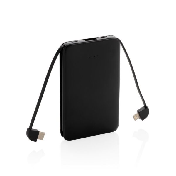 Power bank 5000 mAh, zintegrowany kabel 3 w 1